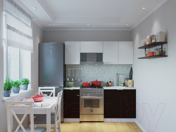 Изображение товара Шкаф навесной для кухни Сокол-Мебель ПН-04 (белый/белый)