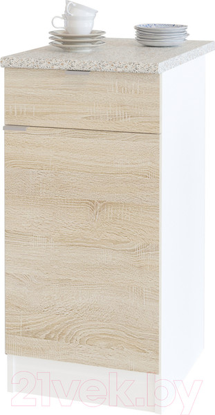 Изображение товара Тумба Сокол-Мебель ТК-04.1 (белый/дуб сонома)