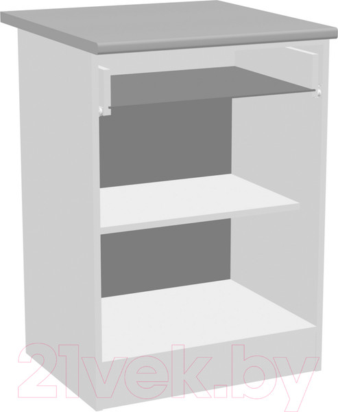 Изображение товара Шкаф-стол кухонный Сокол-Мебель ТК-06.1 (белый/дуб сонома)