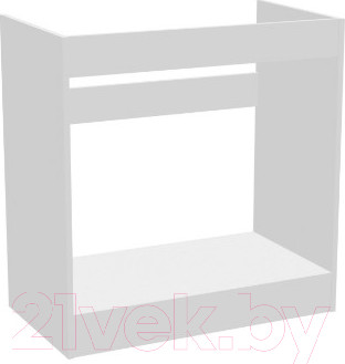Изображение товара Шкаф под мойку Сокол-Мебель ТК-08 (белый/венге)
