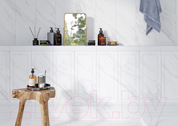 Изображение товара Плитка Gracia Ceramica Scarlett White PG 01 (450x450)