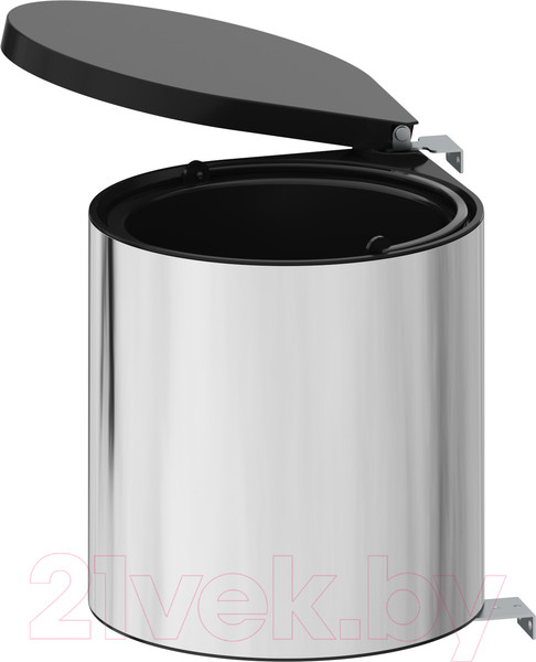 Изображение товара Мусорное ведро Starax S-2253-SS (10л, нержавеющая сталь)