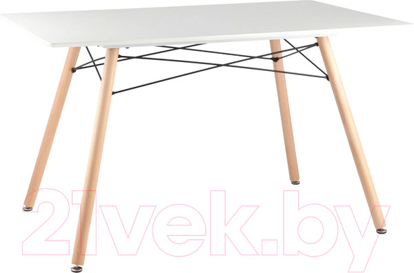 Изображение товара Обеденный стол Stool Group Лондон / London White (белый/дерево)