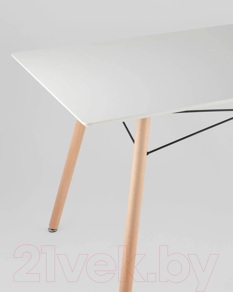 Изображение товара Обеденный стол Stool Group Лондон / London White (белый/дерево)
