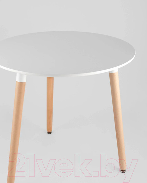 Изображение товара Обеденный стол Stool Group Eames / Z-210 (белый/дерево)