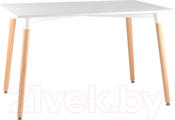 Изображение товара Обеденный стол Stool Group Oslo 120x80 / Z-207 (белый/дерево)