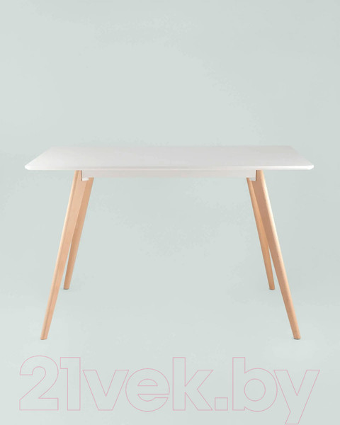 Изображение товара Обеденный стол Stool Group Frank 120x80 / Z-239 (белый/дерево)