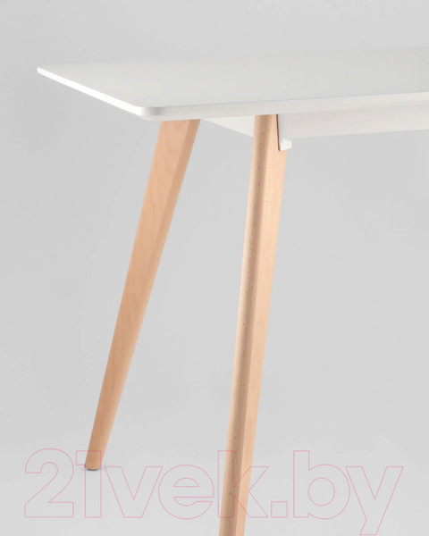 Изображение товара Обеденный стол Stool Group Frank 120x80 / Z-239 (белый/дерево)