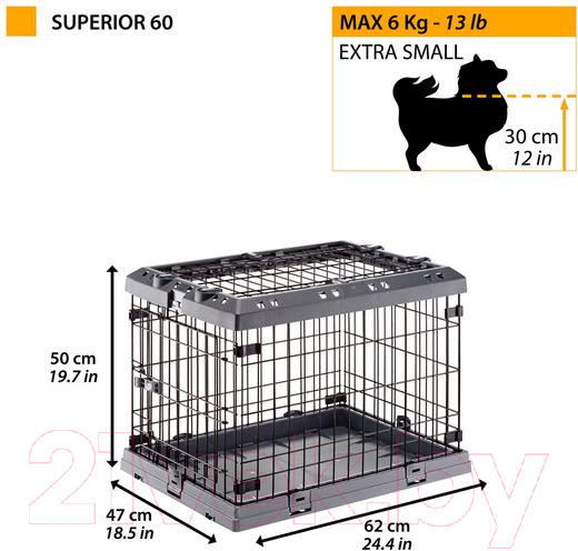 Изображение товара Клетка для животных Ferplast Superior 60 / 73186101
