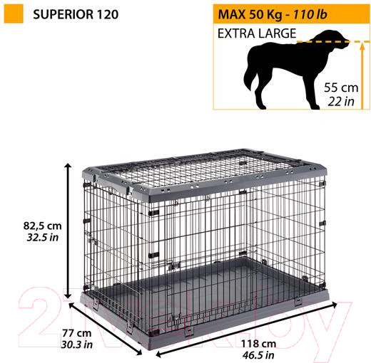 Изображение товара Клетка для животных Ferplast Superior 120 / 73190101