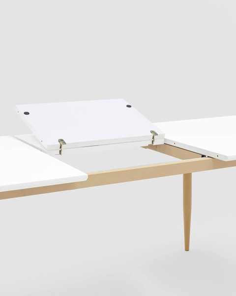 Изображение товара Обеденный стол Stool Group Стокгольм раскладной 160-220x90 / DT-1706-160 (белый)