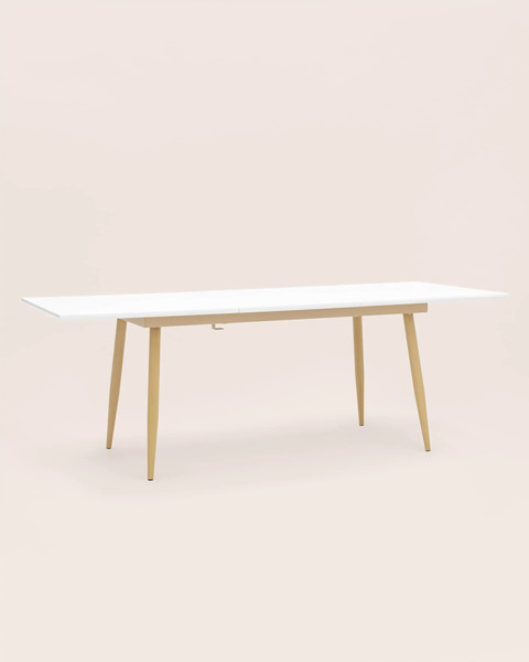 Изображение товара Обеденный стол Stool Group Стокгольм раскладной 160-220x90 / DT-1706-160 (белый)