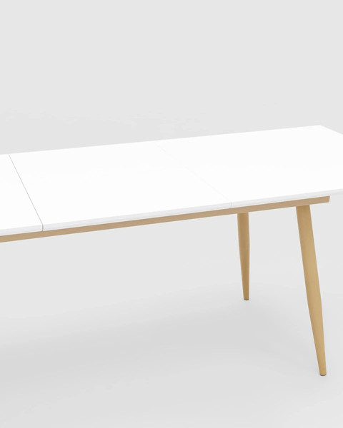 Изображение товара Обеденный стол Stool Group Стокгольм раскладной 160-220x90 / DT-1706-160 (белый)