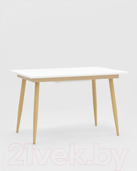 Изображение товара Обеденный стол Stool Group Стокгольм раскладной 120-160x80 / DT-1706-120 (белый)