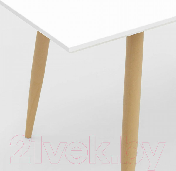 Изображение товара Обеденный стол Stool Group Стокгольм раскладной 120-160x80 / DT-1706-120 (белый)