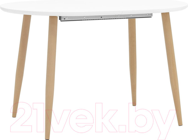 Изображение товара Обеденный стол Stool Group Берген раскладной 120-180x80 / DT-95-120 (белый)