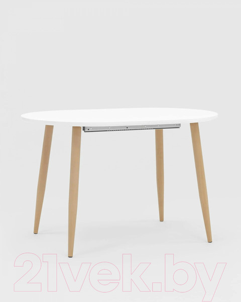 Изображение товара Обеденный стол Stool Group Берген раскладной 120-180x80 / DT-95-120 (белый)