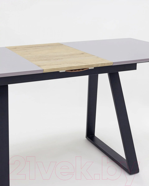 Изображение товара Обеденный стол Stool Group Детройт раскладной 120-160x80 / DT-935S-GR-120 (серый)
