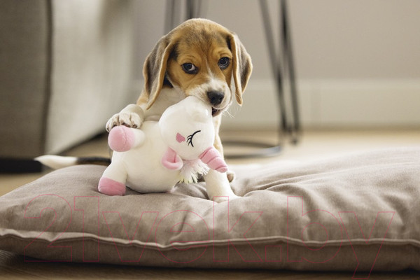 Изображение товара Игрушка для собак Beeztees Единорог Owen / 619141 (белый)