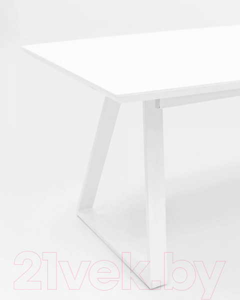 Изображение товара Обеденный стол Stool Group Детройт раскладной 160-200x90 / DT-935-W-160 (белый)