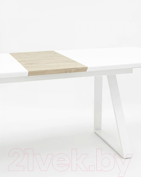 Изображение товара Обеденный стол Stool Group Детройт раскладной 160-200x90 / DT-935-W-160 (белый)
