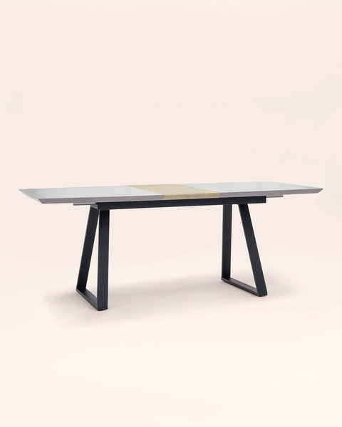 Изображение товара Обеденный стол Stool Group Детройт раскладной 160-200x90 / DT-935-GR-160 (серый)