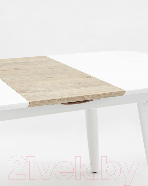 Изображение товара Обеденный стол Stool Group Чикаго 120-160x90 / DT-964S-W-120 (белый)