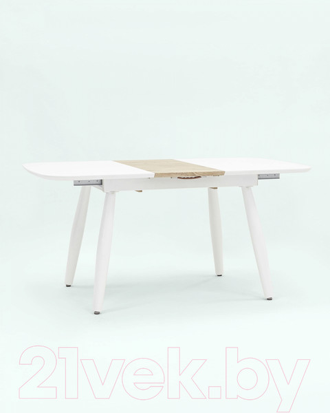 Изображение товара Обеденный стол Stool Group Чикаго 120-160x90 / DT-964S-W-120 (белый)