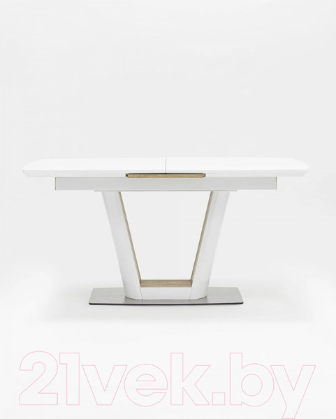 Изображение товара Обеденный стол Stool Group Атланта раскладной 160-200x90 / DT-951-HGW-160 (глянцевый белый)