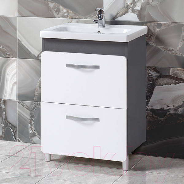 Изображение товара Тумба под умывальник Акваль Сеул 62 / СЕУЛ.62.10.27.N