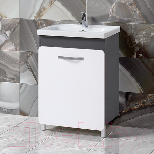 Изображение товара Тумба под умывальник Акваль Сеул 60 / СЕУЛ.60.10.27.N