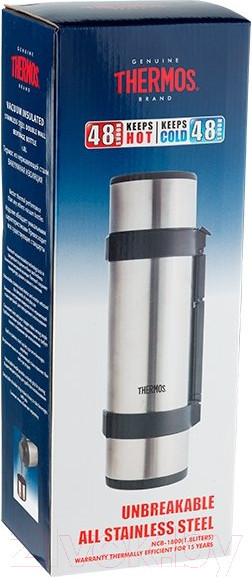 Изображение товара Термос для напитков Thermos Rocket Bottle NCB-18B / 835680 (стальной)