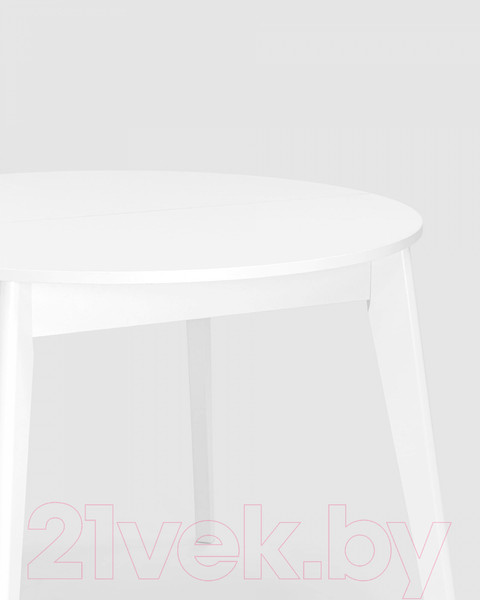 Изображение товара Обеденный стол Stool Group Rondo 100-135x100 / 80.557.01 605 (белый)