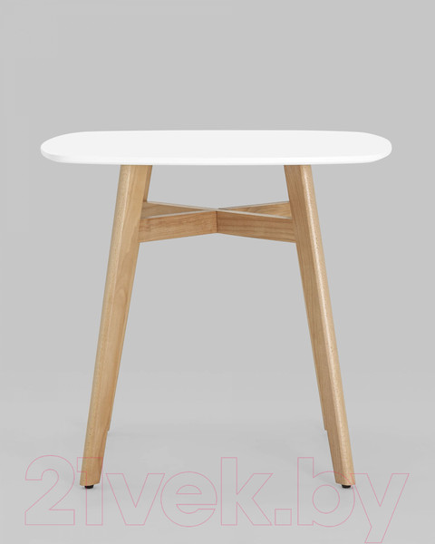 Изображение товара Обеденный стол Stool Group Target 80x80 / SL-691 (МДФ белый/бук)