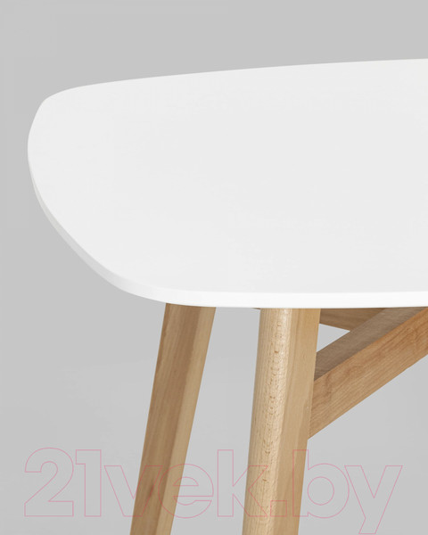 Изображение товара Обеденный стол Stool Group Target 80x80 / SL-691 (МДФ белый/бук)