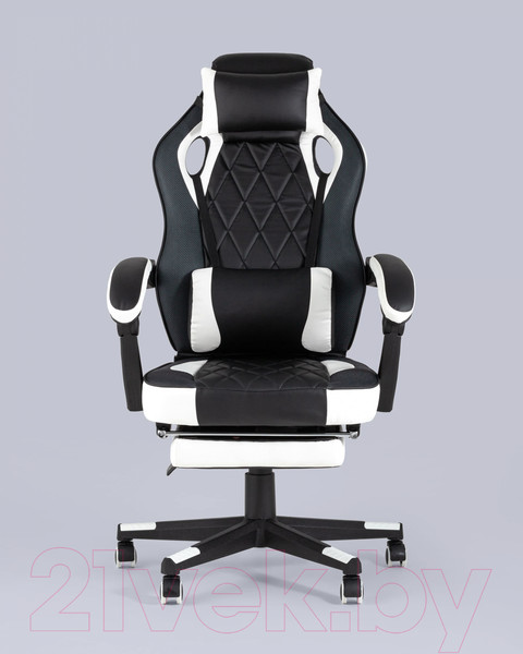 Изображение товара Кресло геймерское Stool Group Virage / Burgendy Ykc (черный/белый)