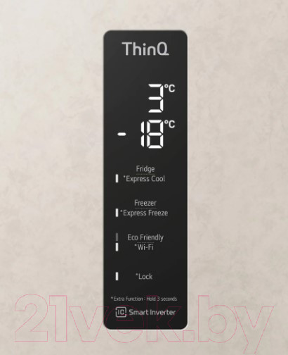 Изображение товара Холодильник с морозильником LG DoorCooling+ GA-B459MEQM