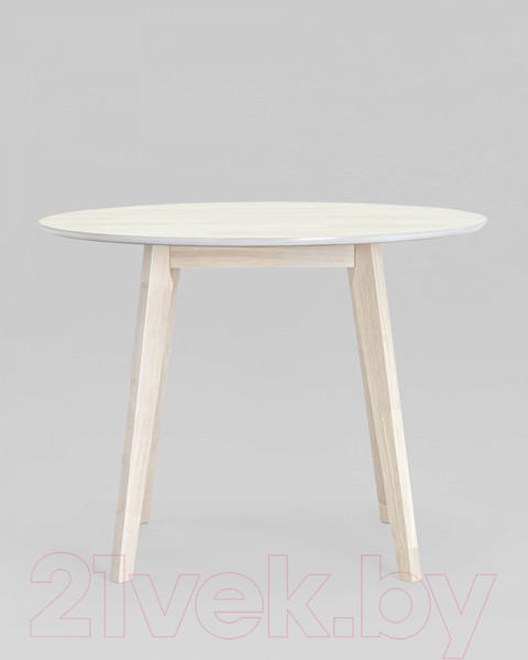 Изображение товара Обеденный стол Stool Group Gerda 100x100 / LWM(CR)10108HL32 (беленый дуб)