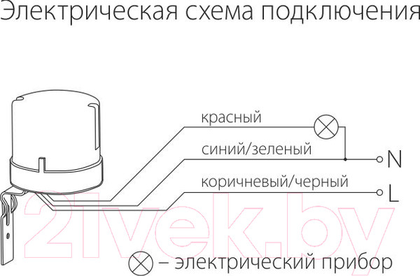 Изображение товара Датчик движения Elektrostandard 5500W IP44 / SNS-L-07 (белый)