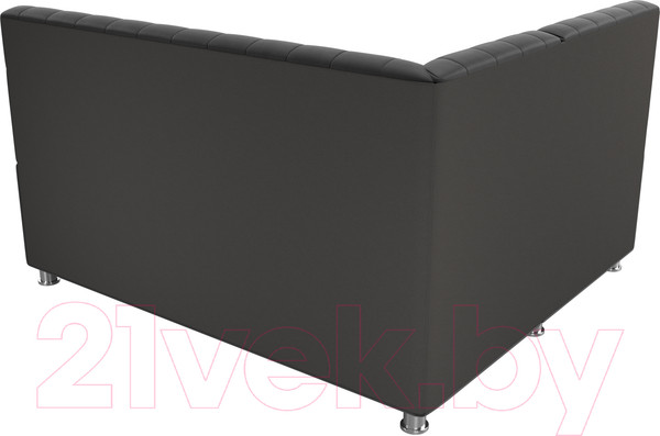 Изображение товара Уголок кухонный мягкий Лига Диванов Мирта 262 левый / 107591 (велюр, серый)