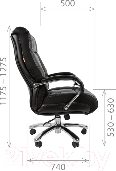 Изображение товара Кресло офисное Chairman 405 (Eco (экопремиум, черный))