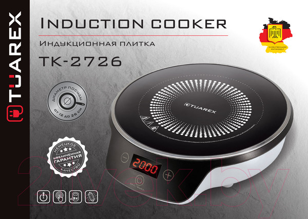 Изображение товара Электрическая настольная плита Tuarex TK-2726