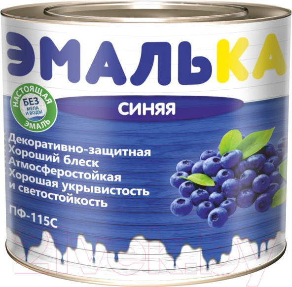 Изображение товара Эмаль Эмалька ПФ-115 С (2л, синий)