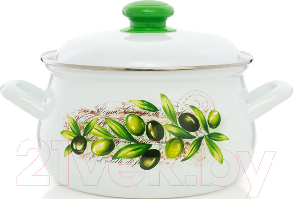 Изображение товара Кастрюля ЭСТЕТ Оливы Тосканы / ЭТ-72102