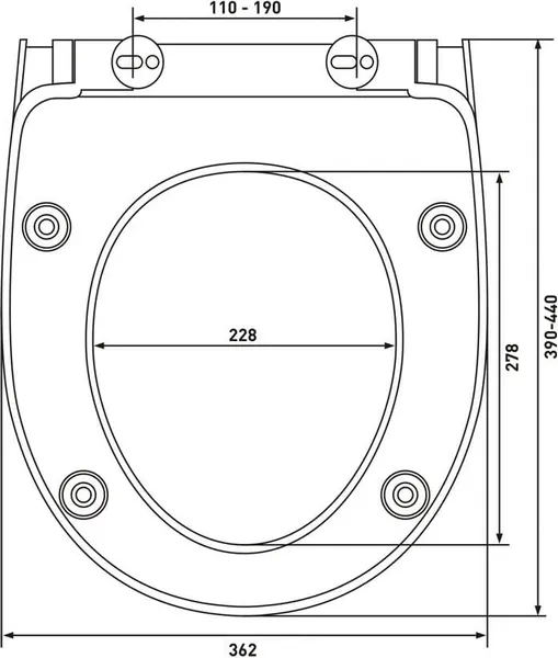 Изображение товара Сиденье для унитаза Santek Бореаль 1WH501688
