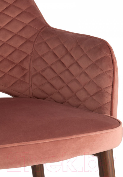 Изображение товара Стул Stool Group Венера диамант MC16-2YS KD HLR-44 (велюр пыльно-розовый)