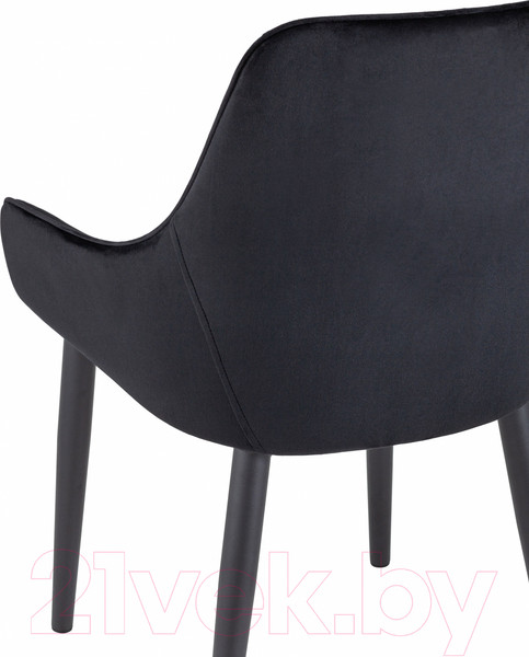 Изображение товара Стул Stool Group Диана MC101-2 KD HLR-66 (велюр черный)