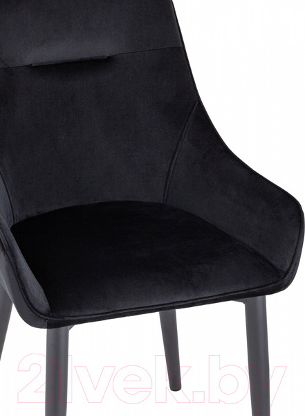 Изображение товара Стул Stool Group Диана MC101-2 KD HLR-66 (велюр черный)