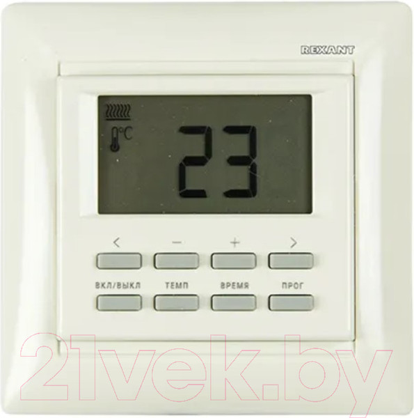 Изображение товара Терморегулятор для теплого пола Rexant RX-527H/ 51-0569 (бежевый)