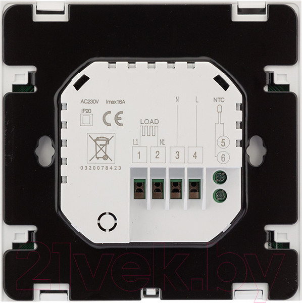 Изображение товара Терморегулятор для теплого пола Rexant R100W/ 51-0588 (белый)